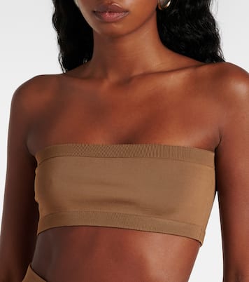 Top a fascia in jersey | Saint Laurent