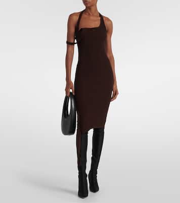 Abito midi Undressed in maglia a coste | Courrèges
