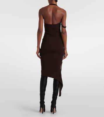 Abito midi Undressed in maglia a coste | Courrèges