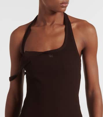 Abito midi Undressed in maglia a coste | Courrèges
