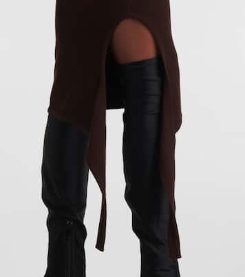 Abito midi Undressed in maglia a coste | Courrèges