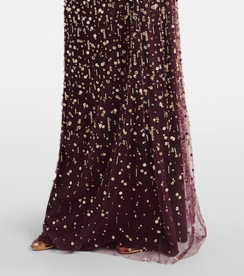 Abito lungo con paillettes | Jenny Packham