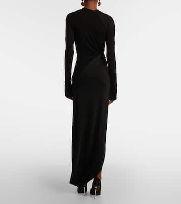 Robe longue en jersey | Victoria Beckham