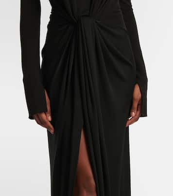 Robe longue en jersey | Victoria Beckham