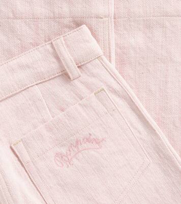 Pantalones Gersande de algodón y lino | Bonpoint