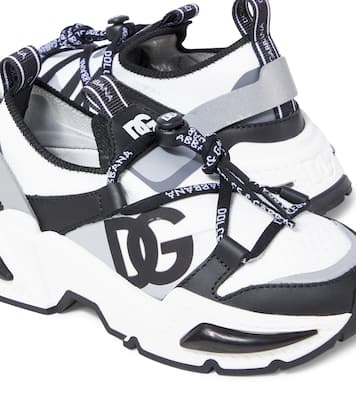 Mesh Airmaster DG low-top sneakers | Dolce&Gabbana Kids