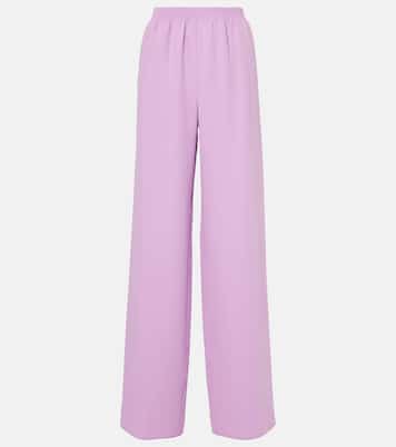 Pantaloni a gamba larga in Cady Couture | Valentino