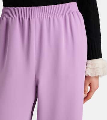 Pantaloni a gamba larga in Cady Couture | Valentino