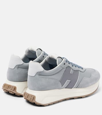 H641 suede and leather sneakers | Hogan