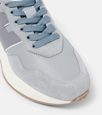 H641 suede and leather sneakers | Hogan