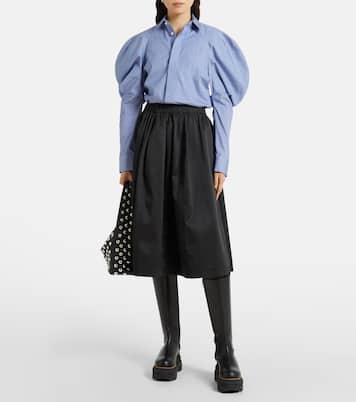 Camicia in popeline di cotone a righe | Sacai