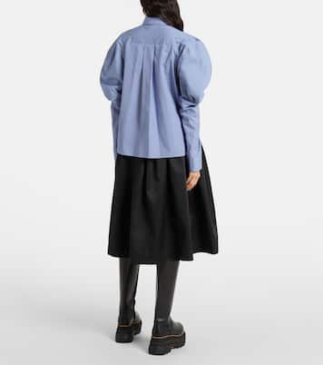 Camicia in popeline di cotone a righe | Sacai