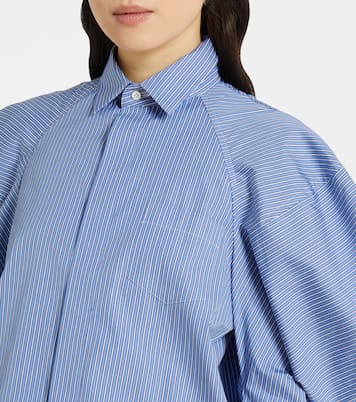 Camicia in popeline di cotone a righe | Sacai