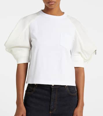 T-shirt in misto cotone | Sacai