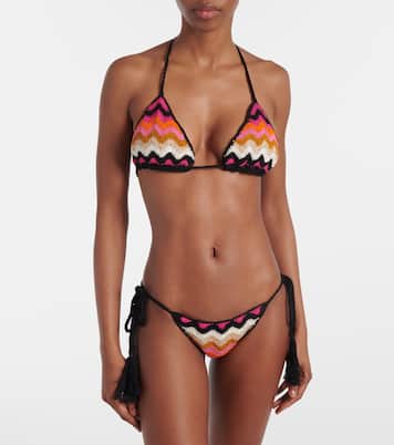 Braga de bikini de algodón a rayas | Anna Kosturova