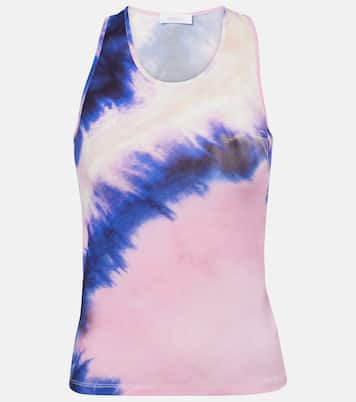 Tie-dye jersey tank top | Rabanne