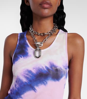 Tie-dye jersey tank top | Rabanne