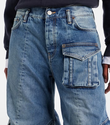 جينز كارغو بأرجل واسعة وخصر منخفض | Acne Studios