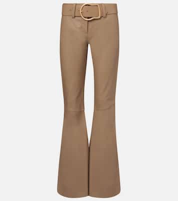 Schlaghose Sleek Statement III aus Leder | Dorothee Schumacher