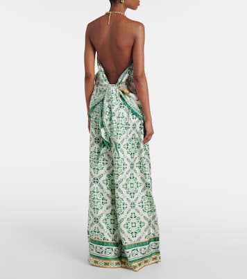 Camisole in seta con stampa | Camilla