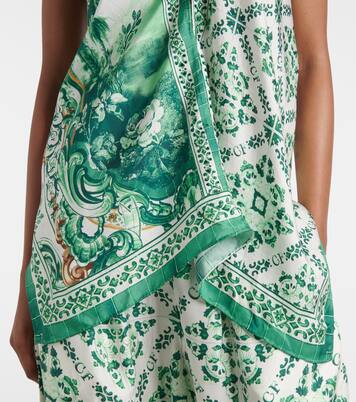 Camisole in seta con stampa | Camilla