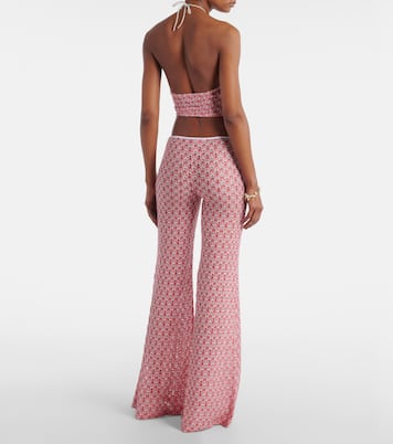 Zig Zag lamé cropped top | Missoni
