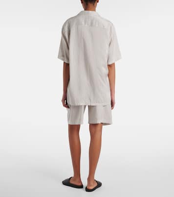 Jorge striped silk shirt | The Row