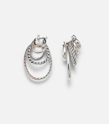 Ohrringe DY Mercer® aus 18kt Gelbgold und Sterlingsilber mit Diamanten | David Yurman