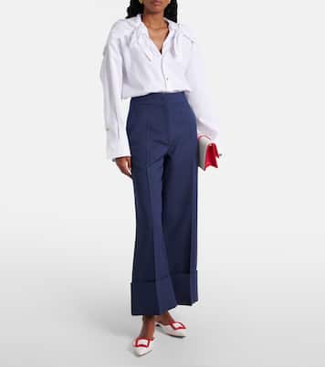 Mules Maysale en raphia | Manolo Blahnik