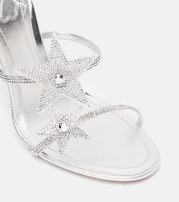Sandales Cleo 105 en satin à ornements | Rene Caovilla