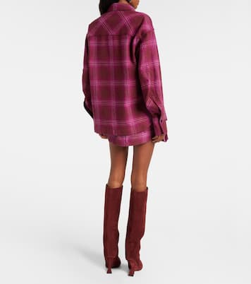 Eliza plaid cotton shirt | The Attico