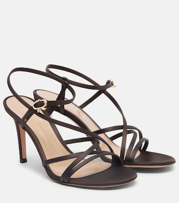 Sandalen aus Satin | Gianvito Rossi