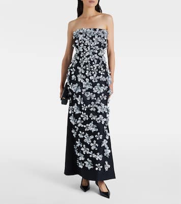 Leilani embellished strapless gown | Emilia Wickstead