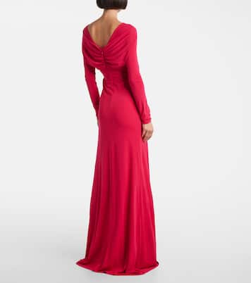 Arced Palm cutout gathered gown | Christopher Esber