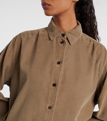 Sisilia cotton corduroy shirt | The Row