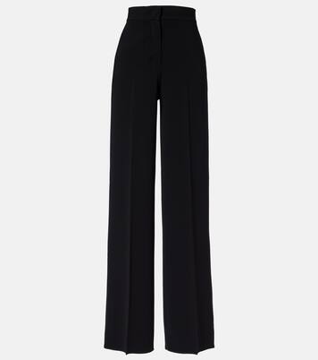 High-rise cady wide-leg pants | Max Mara