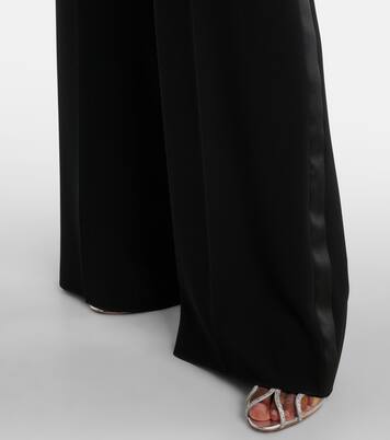 High-rise cady wide-leg pants | Max Mara