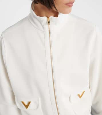 Sweat-shirt zippé à logo | Valentino