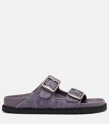 Arizona velvet slides | Birkenstock 1774