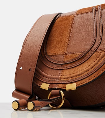 Marcie Small leather and suede crossbody bag | Chloé