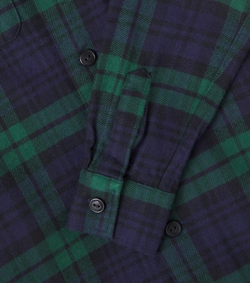 Plaid cotton overshirt | Polo Ralph Lauren Kids