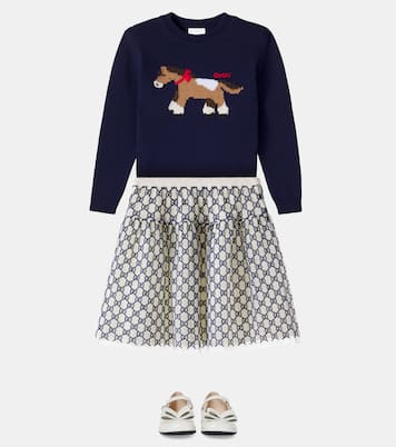 Pull intarsia en laine | Gucci Kids