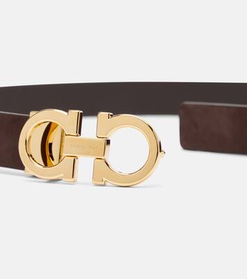 Gancio Mediterraneo leather belt | Ferragamo