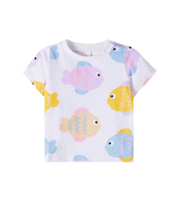 Baby printed cotton jersey T-shirt | Stella McCartney Kids