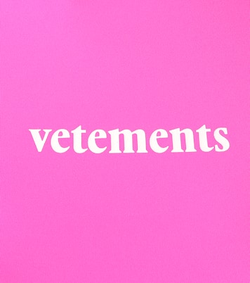 Miniabito stretch con logo | Vetements