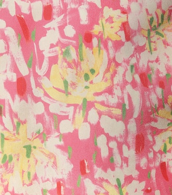 Shorts a stampa floreale in seta | Marni