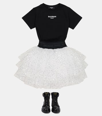 VerzierterTüllrock | Balmain Kids