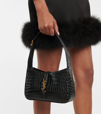 Schultertasche Le 5 à 7 aus Leder | Saint Laurent
