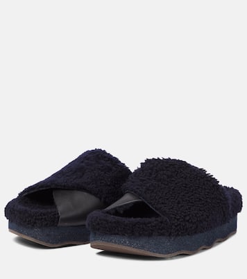 Wavy shearling slides | Chloé