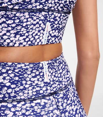 Brassière de sport Core Cami à fleurs | Adam Selman Sport
